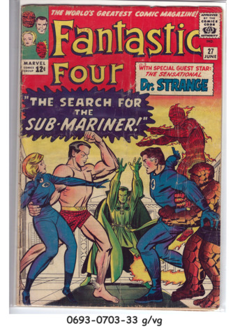 FANTASTIC FOUR #027 © June 1964 Marvel Comics